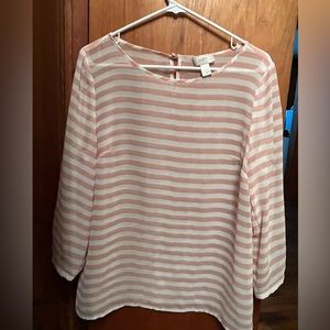 LOFT — Medium Stripped Blouse